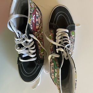 VANS Super Mario High Tops, Size 11 Womens or Size 9 Mens